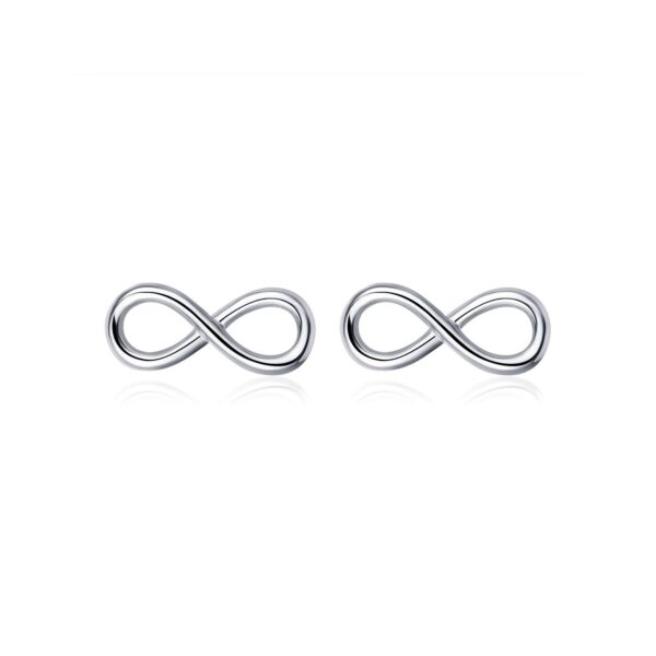 Cercei din argint Infinity Symbol