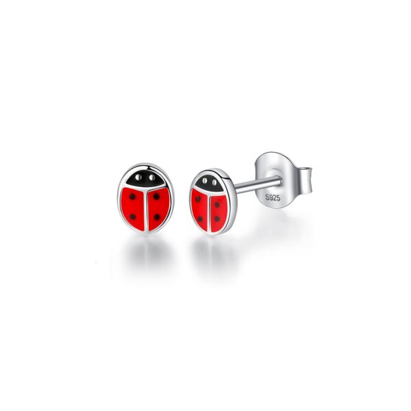 Cercei din argint Ladybug Studs