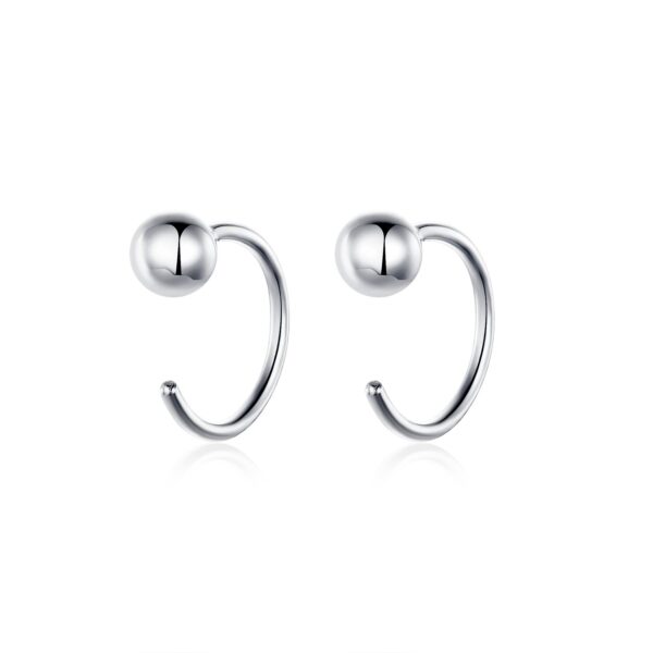 Cercei din argint Silver Tiny Hoops