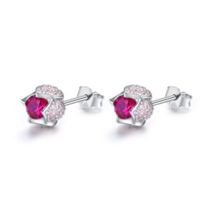 Cercei din argint Little Tulip Studs