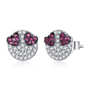 Cercei din argint Loving Eyes Studs