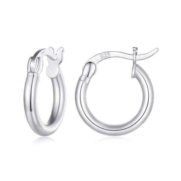 Cercei din argint Silver Hoops S