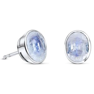 Cercei din argint Silver Moonstone Glow