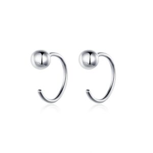 Cercei din argint Silver Tiny Hoops