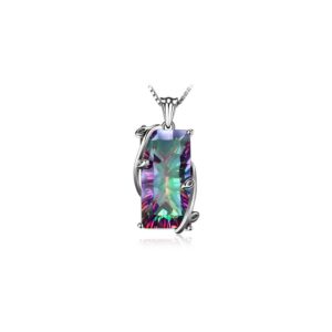 Colier din argint Massive Mystic Topaz