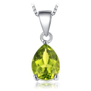 Colier din argint Peridot Drop