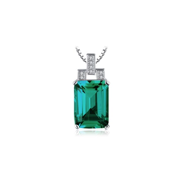 Colier din argint Royal Green Gem