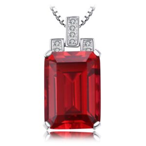 Colier din argint Ruby Red Wish