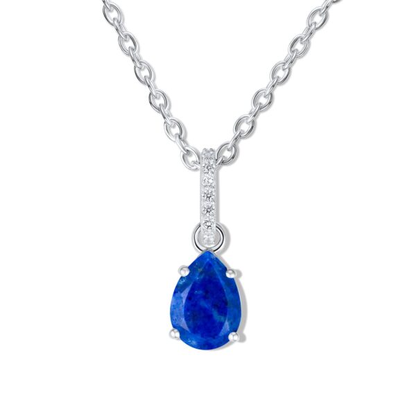 Colier din argint Silver Drop Lapis Lazuli