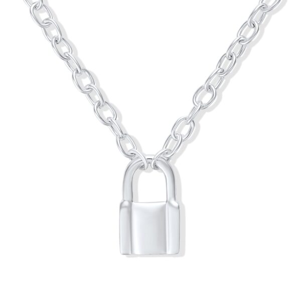 Colier din argint Silver Padlock