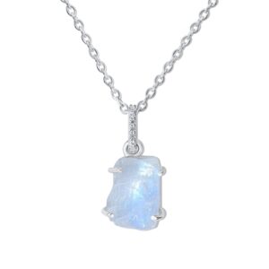 Colier din argint Silver Piece of Moonstone