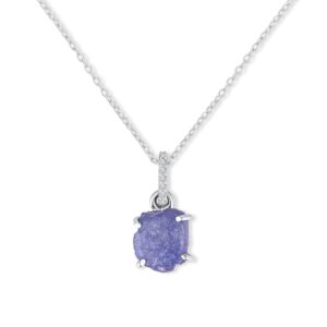 Colier din argint Silver Piece of Tanzanite