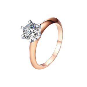 Inel din argint Perfect Engagement Ring Rose Gold