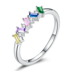 Inel din argint Rainbow Art Ring