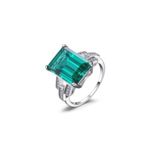 Inel din argint Royal Green Gem