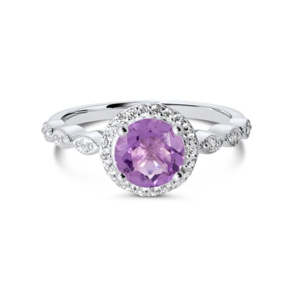 Inel din argint Silver Dreamy Amethyst