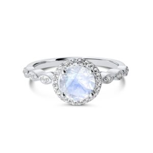 Inel din argint Silver Dreamy Moonstone