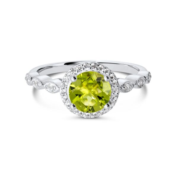 Inel din argint Silver Dreamy Peridot