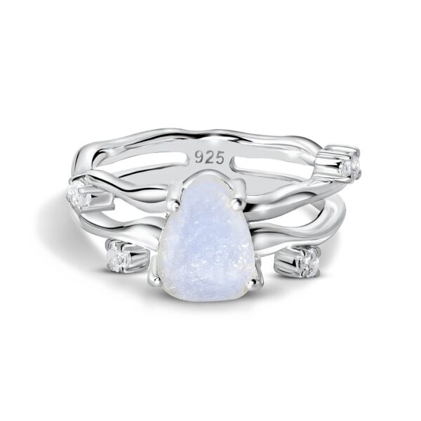 Inel din argint Silver Moonstone Eternal Embrace