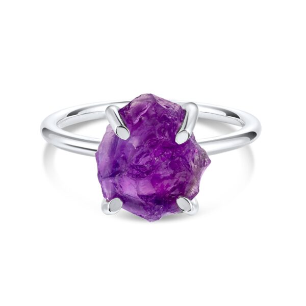 Inel din argint Silver Simple Amethyst