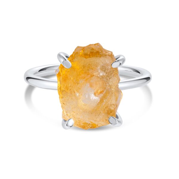 Inel din argint Silver Simple Citrine