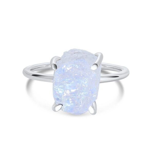 Inel din argint Silver Simple Moonstone