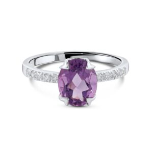 Inel din argint Silver Splendid Amethyst