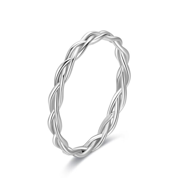 Inel din argint Simple Chain Band