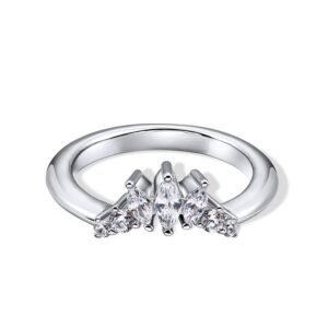 Inel din argint Subtle Crown Crystal