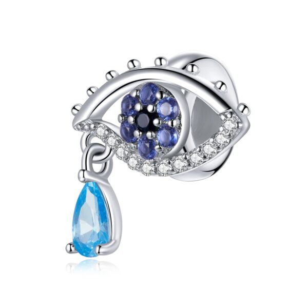 Talisman din argint Blue Sparkling Eye