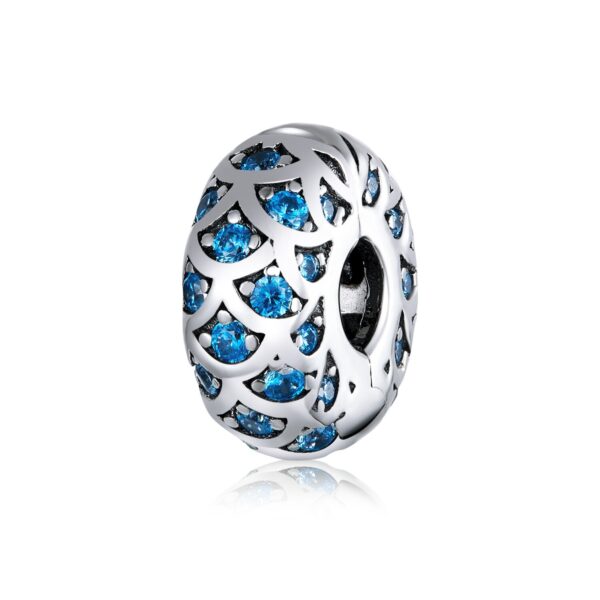 Talisman din argint Blue Stones Clip