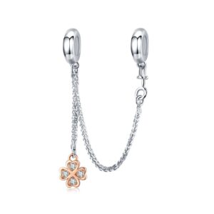 Talisman din argint Chained Clover