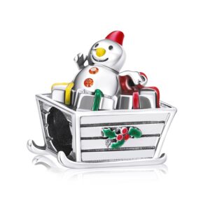 Talisman din argint Christmas Sleigh