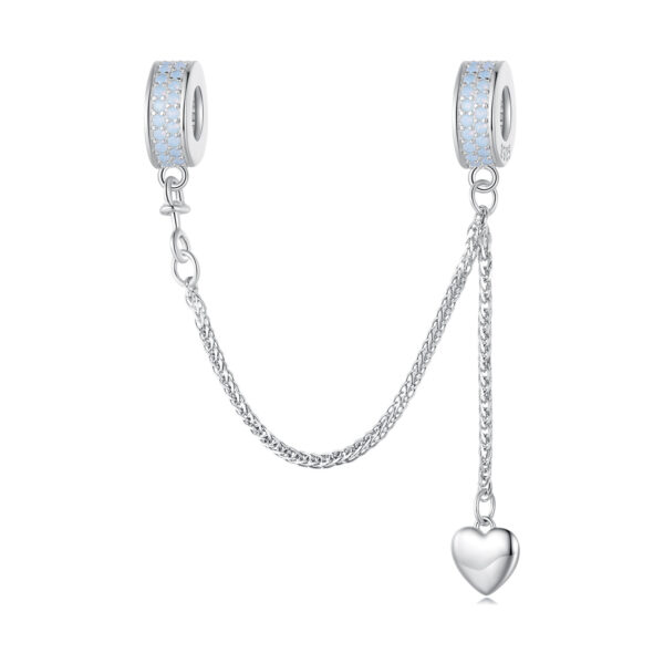 Talisman din argint Color Chain Heart