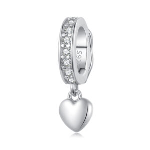 Talisman din argint Crystal Band Silver Heart