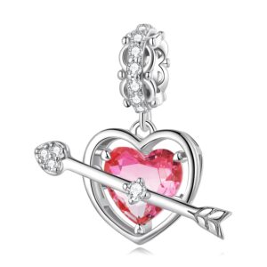 Talisman din argint Cupidon Red Heart