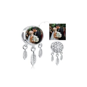 Talisman din argint Custom Photo Dream Catcher