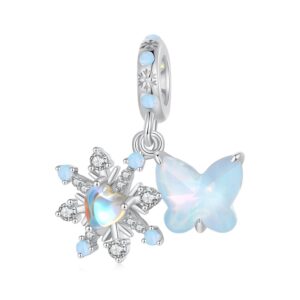 Talisman din argint Frozen Butterfly