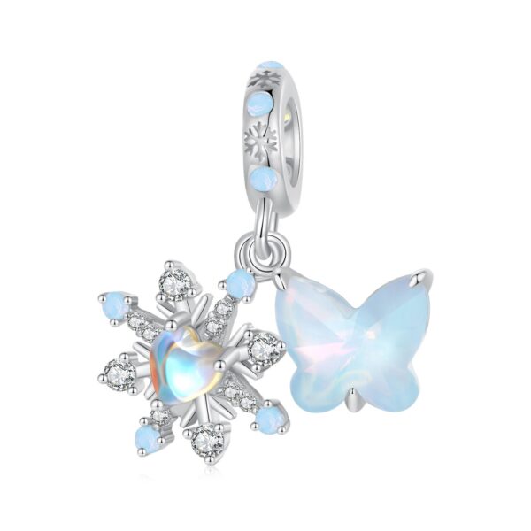 Talisman din argint Frozen Butterfly