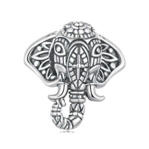 Talisman din argint Indian Elephant