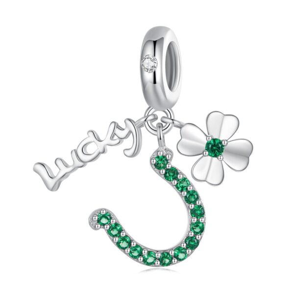 Talisman din argint Lucky Clover Charm