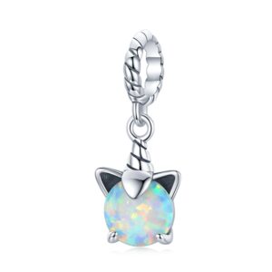 Talisman din argint Opal Little Unicorn