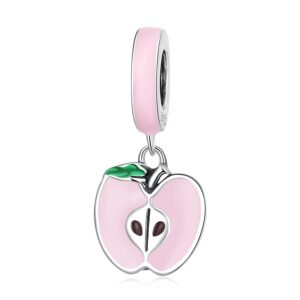 Talisman din argint Pink Email Apple