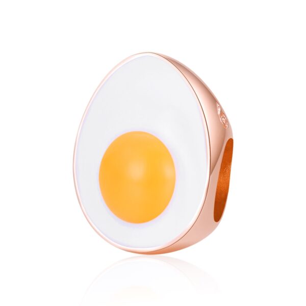 Talisman din argint Rose Gold Egg