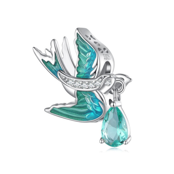 Talisman din argint Turquoise Dove