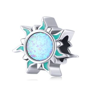 Talisman din argint Turquoise Sun