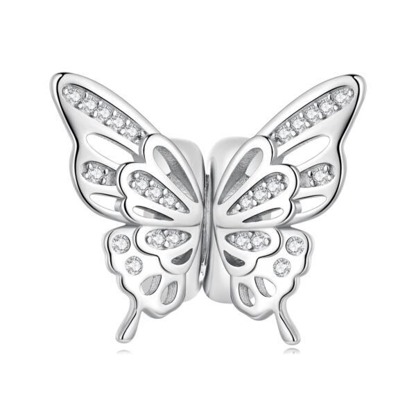 Talisman din argint Two halves Butterfly